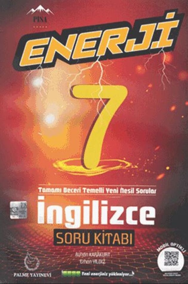 PALME 7.SINIF ENERJİ İNGİLİZCE SORU BANKASI
