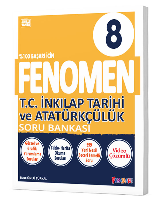 FENOMEN 8.SINIF İNKİLAP TARİHİ VE ATATÜRKÇÜLÜK SORU BANKASI