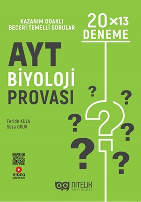 NİTELİK AYT BİYOLOJİ PROVASI