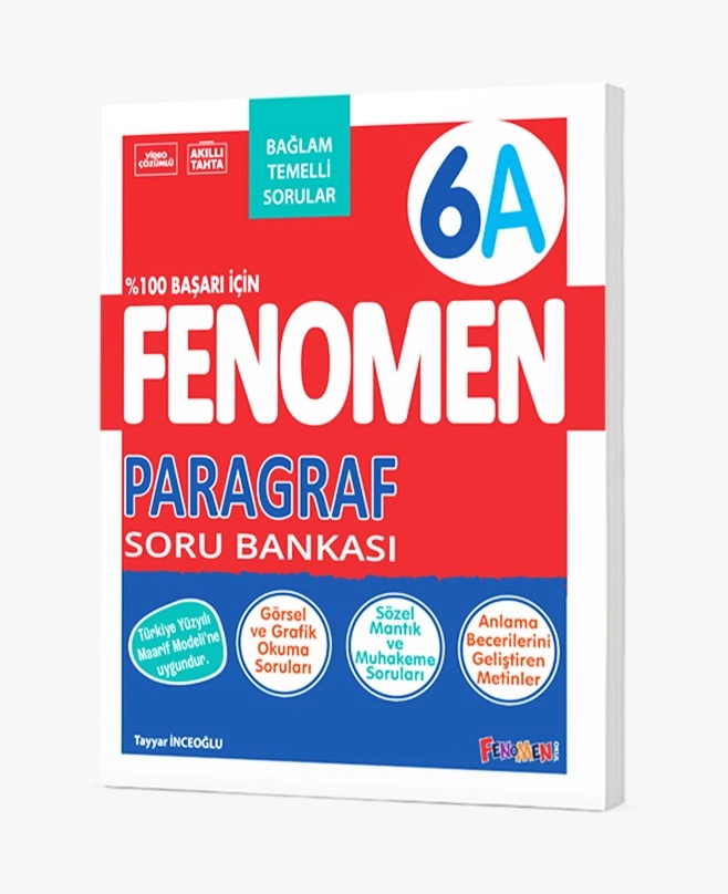 FENOMEN 6.SINIF PARAGRAF (A) SORU BANKASI