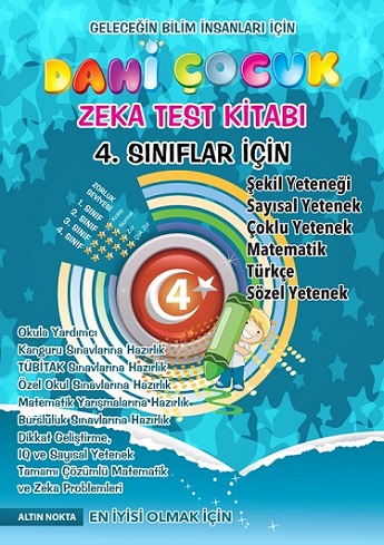 ALTIN NOKTA 4. SINIF DAHİ ÇOCUK ZEKA KİTABI