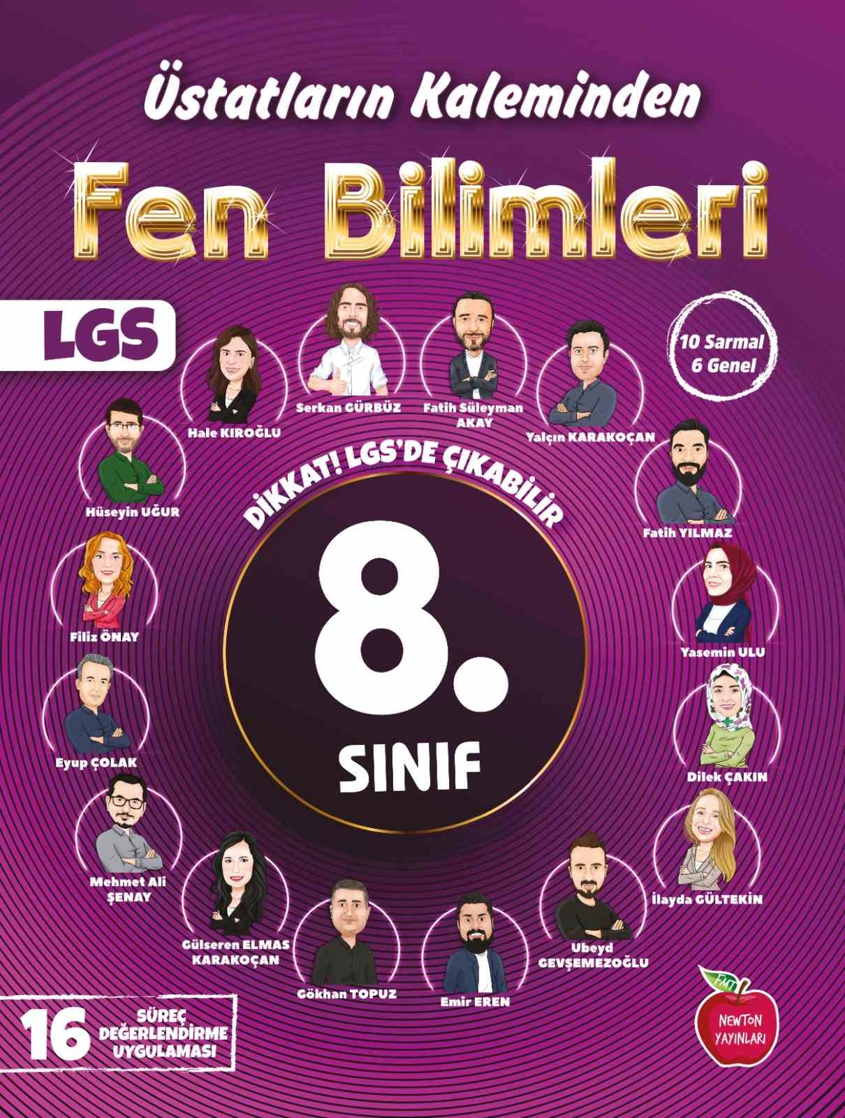 NEWTON 8.SINIF ÜSTATLARIN KALEMİNDEN FEN BİLİMLERİ DENEME
