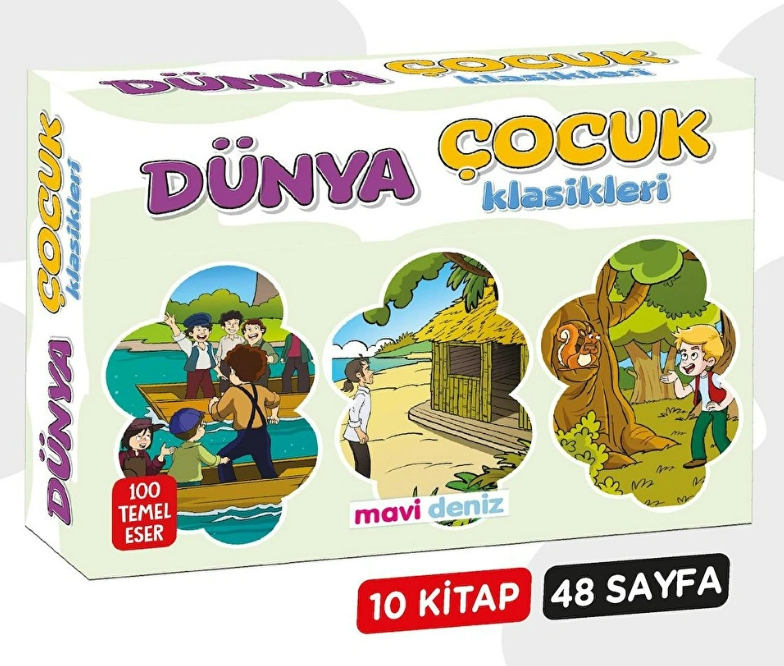 MAVİ DENİZ DÜNYA ÇOCUK KLASİKLERİ OKUMA SETİ