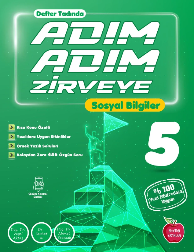 NEWTON 5.SINIF ADIM ADIM ZİRVEYE SOSYAL BİLGİLER ETKİNLİKLİ SORU BANKASI