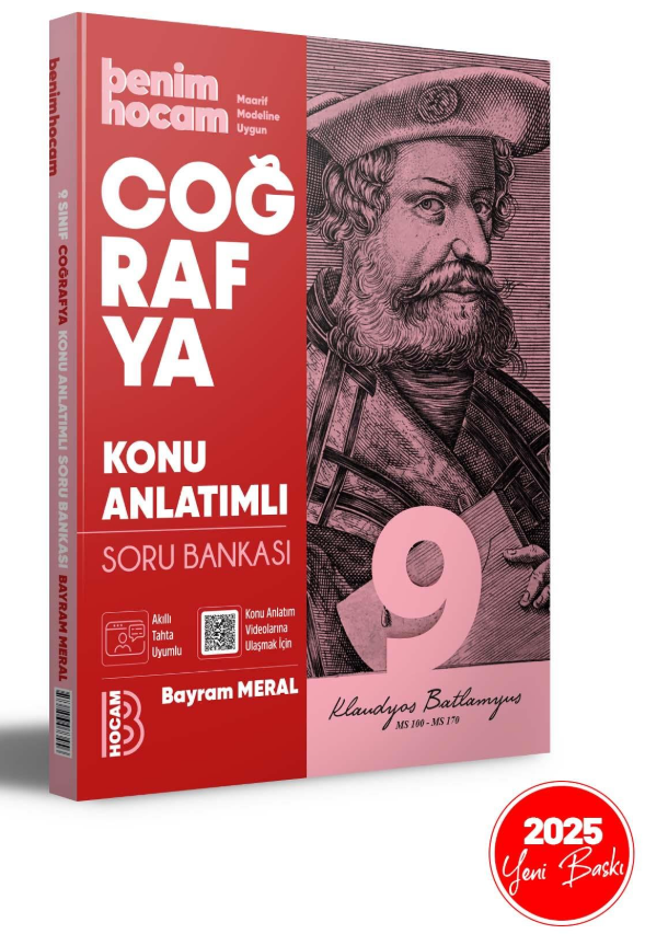 BENİM HOCAM 9. SINIF COĞRAFYA KONU ANLATIMLI SORU BANKASI