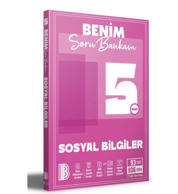 BENİM HOCAM 5.SINIF SOSYAL BİLGİLER SORU BANKASI