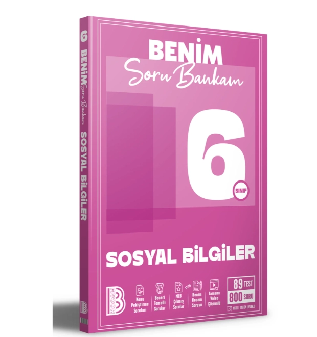 BENİM HOCAM 6.SINIF SOSYAL BİLGİLER SORU BANKASI
