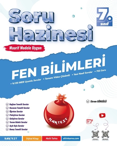 NARTEST 7.SINIF PRESTİJ FEN BİLİMLERİ SORU HAZİNESİ