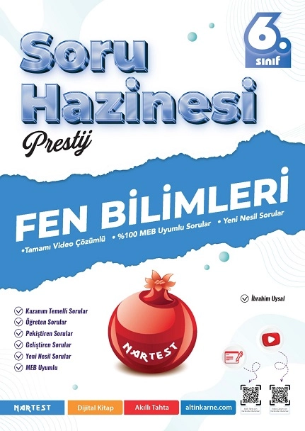 NARTEST 6.SINIF PRESTİJ FEN BİLİMLERİ SORU HAZİNESİ