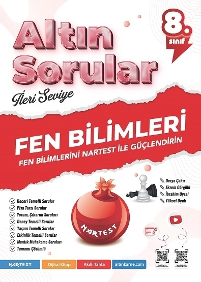 NARTEST 8.SINIF ALTIN SORULAR FEN BİLİMLERİ SORU BANKASI