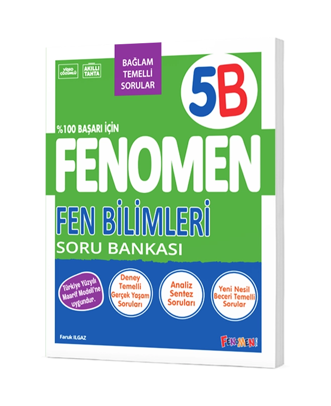FENOMEN 5.SINIF FEN BİLİMLERİ (B) SORU BANKASI