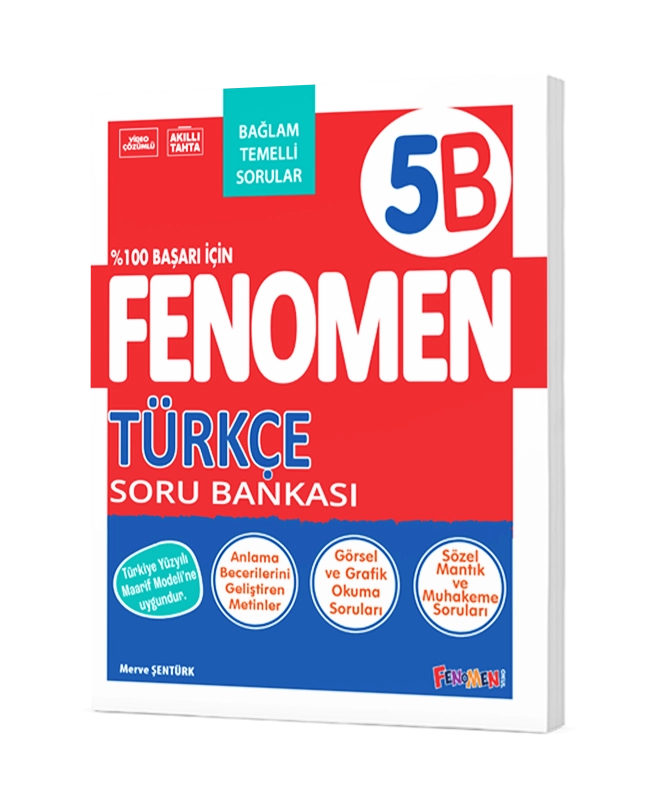 FENOMEN 5.SINIF TÜRKÇE (B) SORU BANKASI