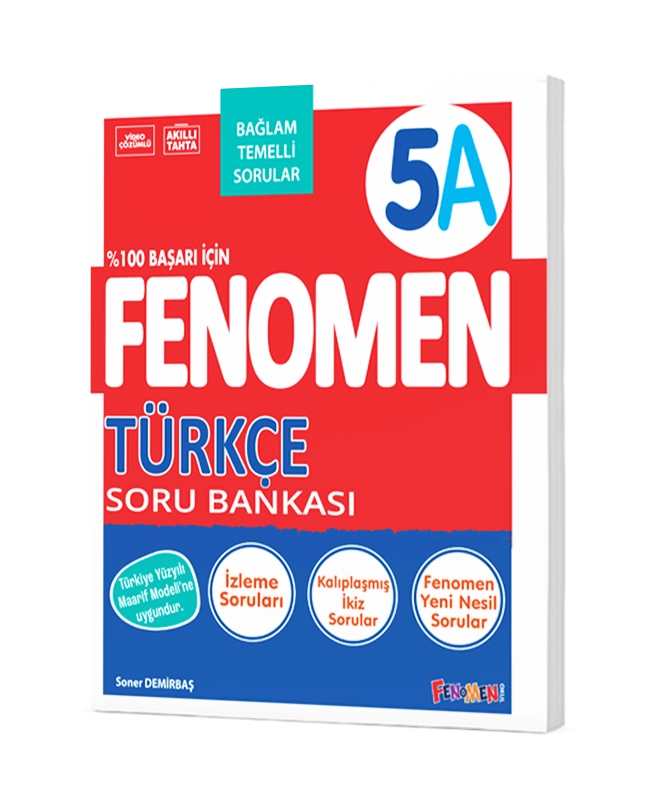 FENOMEN 5.SINIF TÜRKÇE (A) SORU BANKASI