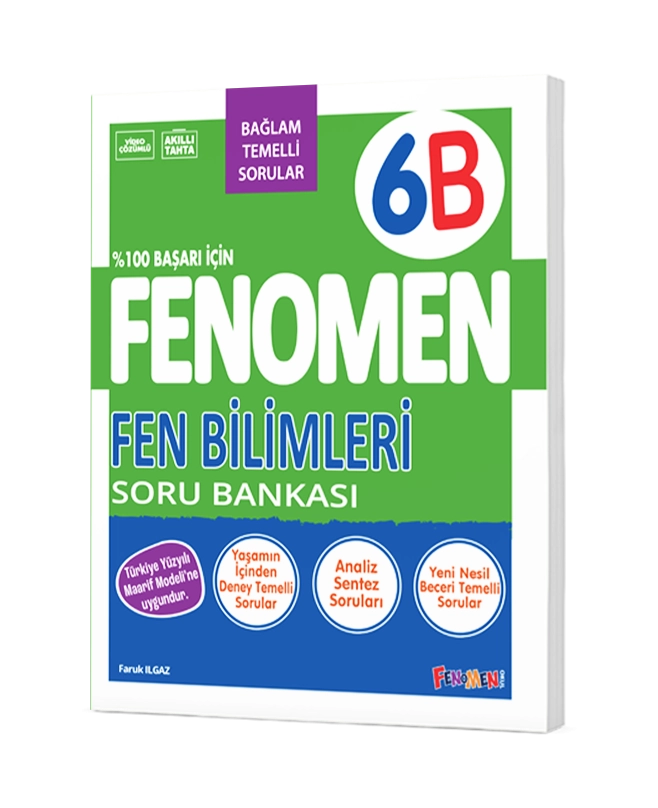 FENOMEN 6.SINIF FEN BİLİMLERİ (B) SORU BANKASI