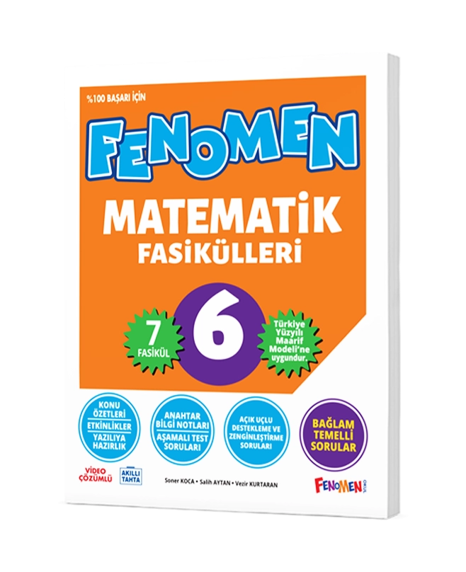 FENOMEN 6.SINIF MATEMATİK FASİKÜLLERİ (7 FASİKÜL)