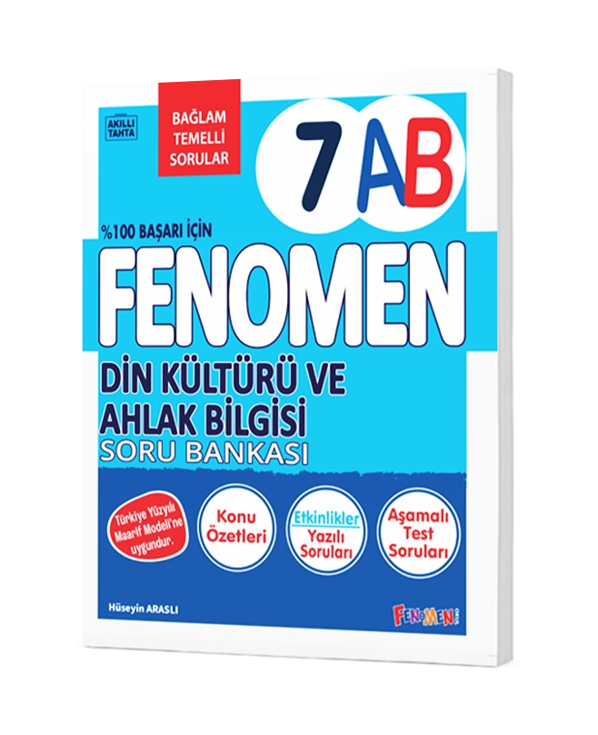 FENOMEN 7.SINIF DİN KÜLTÜRÜ VE AHLAK BİLGİSİ (A/B) SORU BANKASI