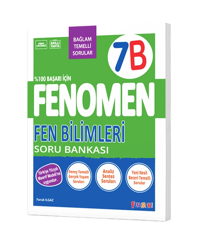 FENOMEN 7.SINIF FEN BİLİMLERİ (B) SORU BANKASI