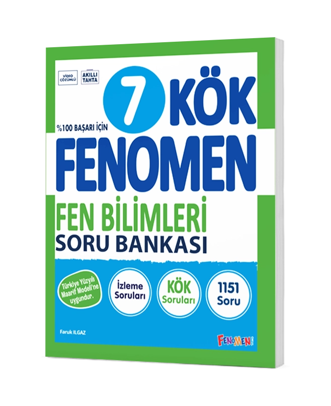 FENOMEN 7.SINIF KÖK FEN BİLİMLERİ SORU BANKASI