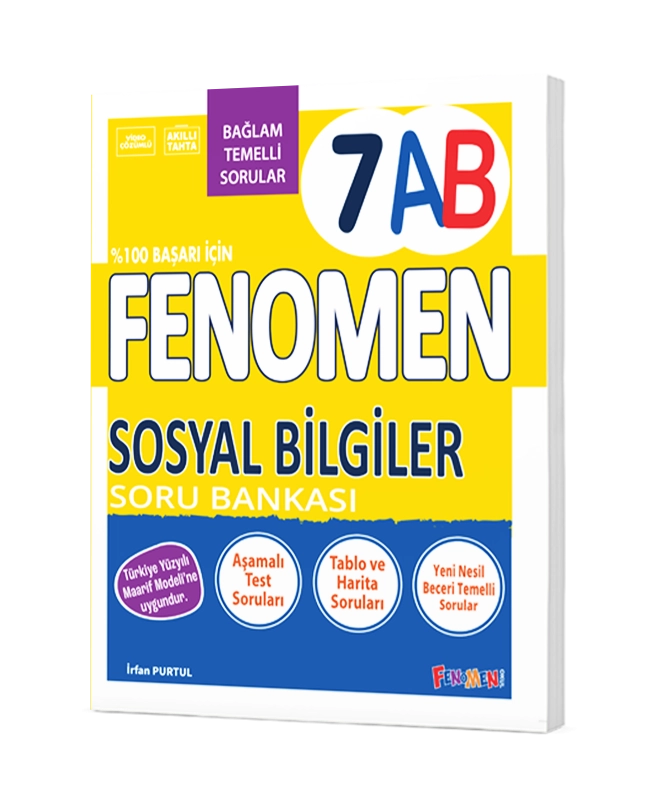 FENOMEN 7.SINIF SOSYAL BİLGİLER (A/B) SORU BANKASI