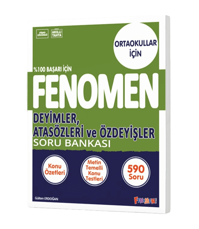 FENOMEN 8.SINIF DEYİMLER ATASÖZLERİ VE ÖZDEYİŞLER SORU BANKASI