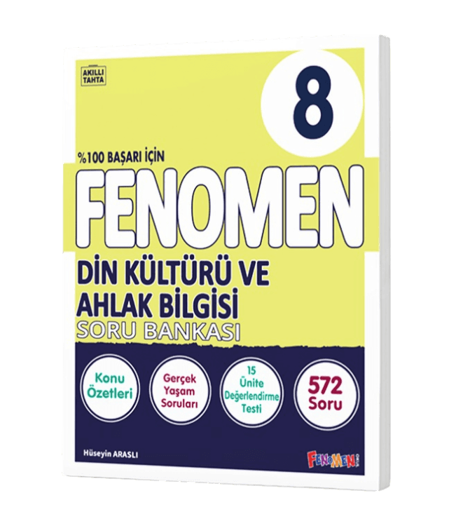 FENOMEN 8.SINIF DİN KÜLTÜRÜ VE AHLAK BİLGİSİ SORU BANKASI