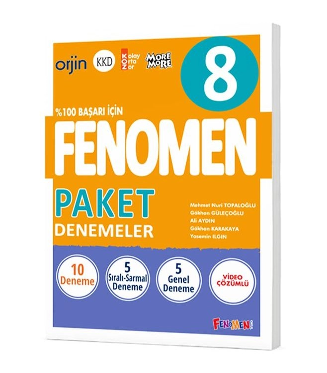 FENOMEN 8.SINIF TÜM DERSLER PAKET DENEMELER (10 DENEME)