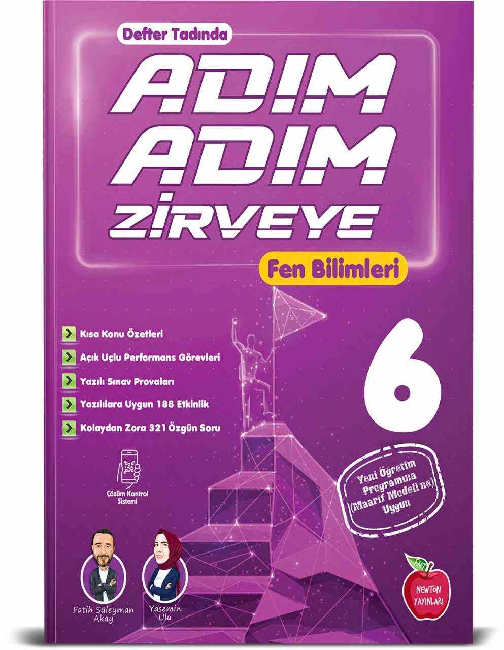 NEWTON 6.SINIF ADIM ADIM ZİRVEYE FEN BİLİMLERİ ETKİNLİKLİ SORU BANKASI