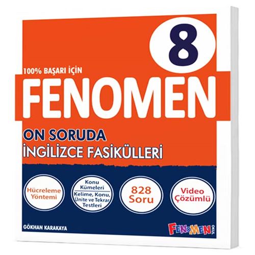 FENOMEN 8.SINIF ON SORUDA İNGİLİZCE FASİKÜLLERİ