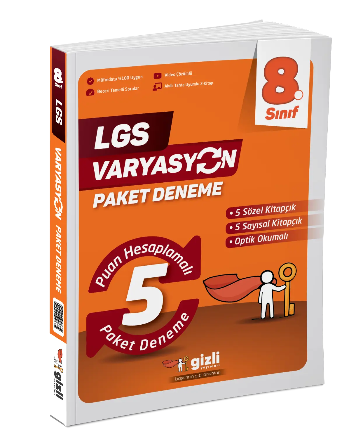 GİZLİ YAYINLARI 8.SINIF LGS VARYASYON PAKET DENEME