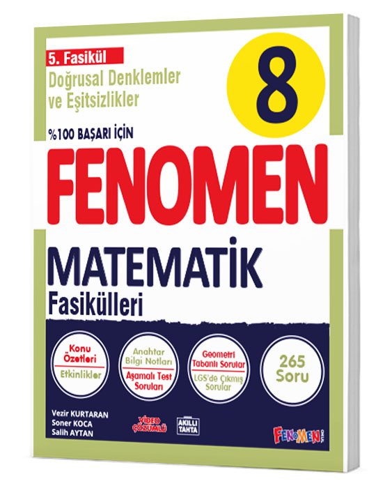 FENOMEN 8.SINIF MATEMATİK 5. FASİKÜL