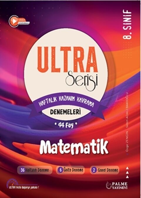 PALME 8.SINIF ULTRA MATEMATİK HAFTALIK KAZANIM KAVRAMA DENEMESİ