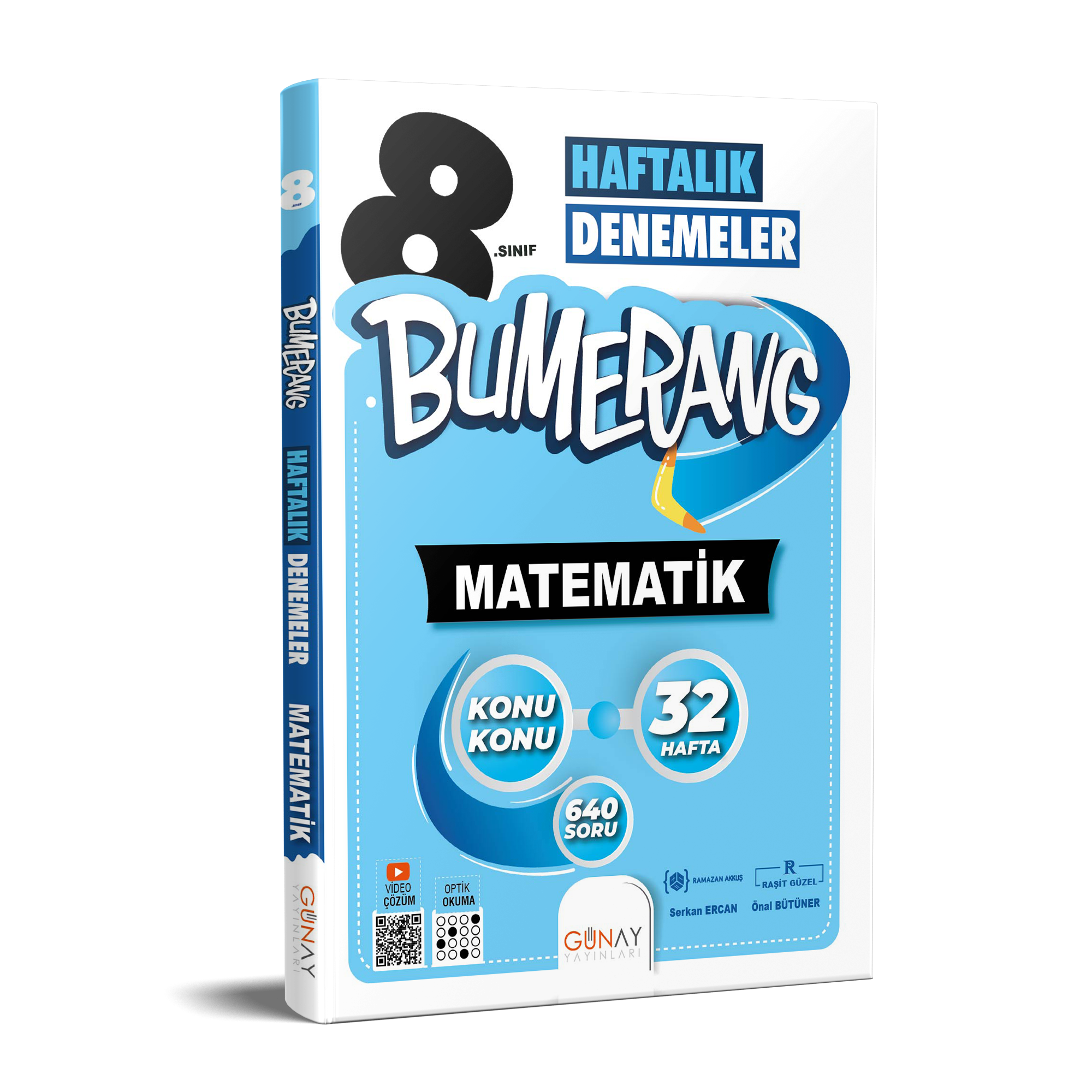 GÜNAY 8.SINIF BUMERANG MATEMATİK 32 HAFTALIK DENEMELER