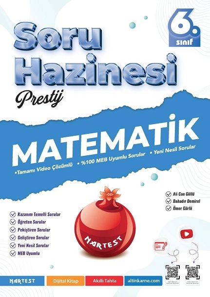 NARTEST 6.SINIF PRESTİJ MATEMATİK SORU HAZİNESİ