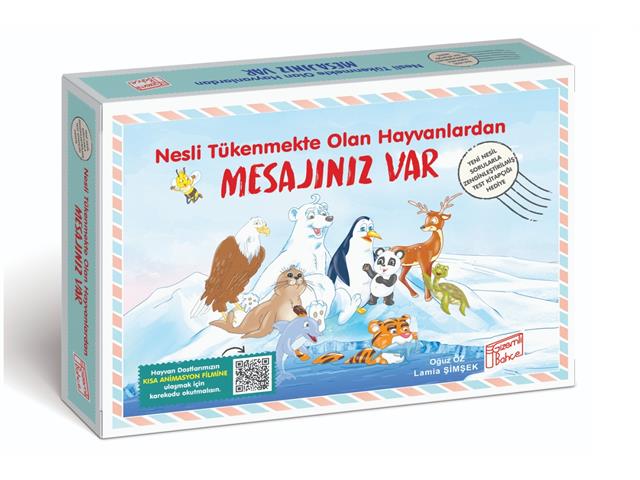 NESLİ TÜKENMEKTE OLAN HAYVANLARDAN MESAJINIZ VAR OKUMA SETİ