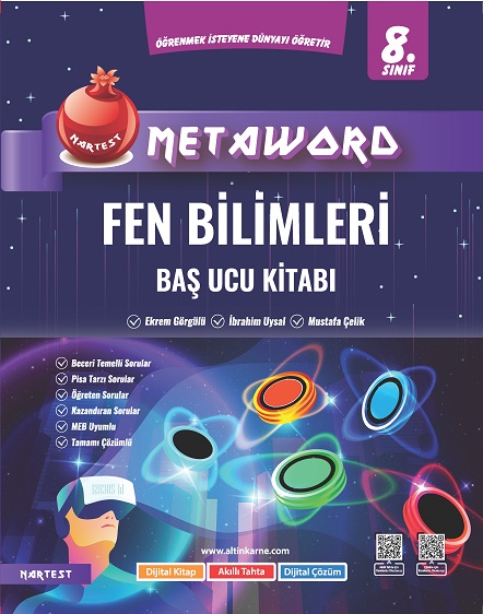 NARTEST 8.SINIF METAWORD FEN BİLİMLERİ BAŞ UCU KİTABI