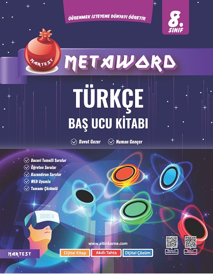 NARTEST 8.SINIF METAWORD TÜRKÇE BAŞ UCU KİTABI