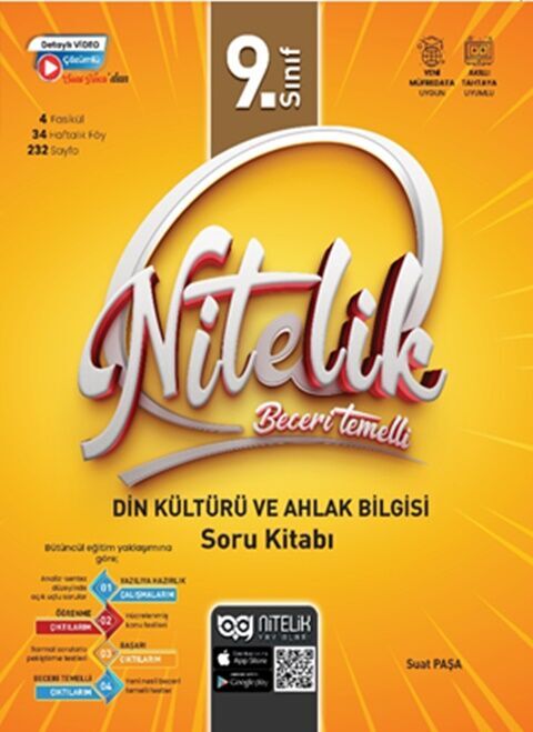 NİTELİK 9.SINIF DİN KÜLTÜRÜ VE AHLAK BİLGİSİ BECERİ TEMELLİ SORU BANKASI