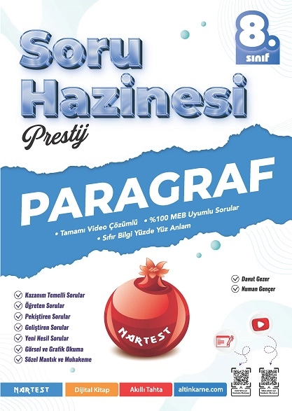 NARTEST 8.SINIF PRESTİJ PARAGRAF SORU HAZİNESİ