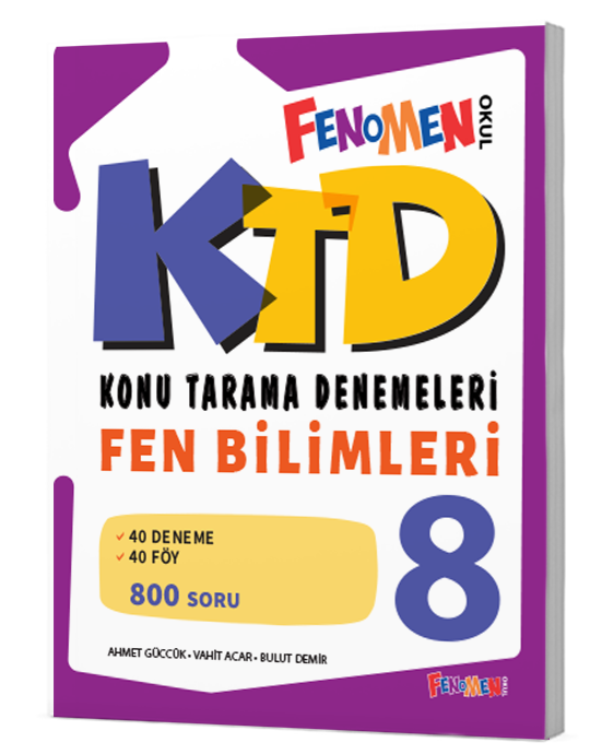 FENOMEN 8.SINIF FEN BİLİMLERİ KONU TARAMA DENEMELERİ