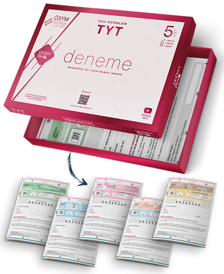 345 TYT TÜM DERSLER 5’Lİ DENEME