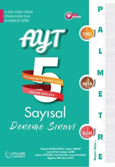 PALME PALMETRE AYT SAYISAL 5 DENEME (1.DÖNEM)
