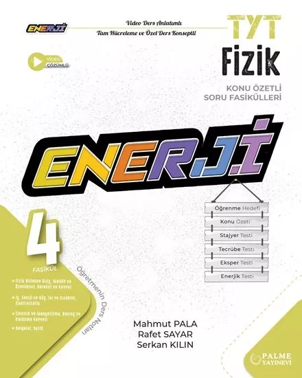 PALME ENERJİ TYT FİZİK KONU ÖZETLİ SORU FASİKÜLÜ