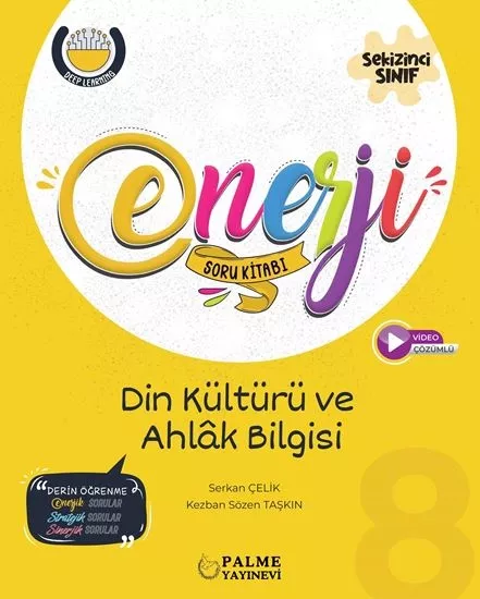 PALME 8.SINIF ENERJİ DİN KÜLTÜRÜ VE AHLAK BİLGİSİ SORU BANKASI