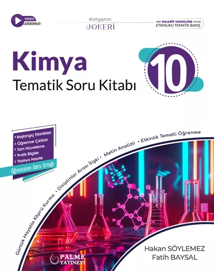 PALME 10.SINIF KİMYA TEMATİK SORU KİTABI