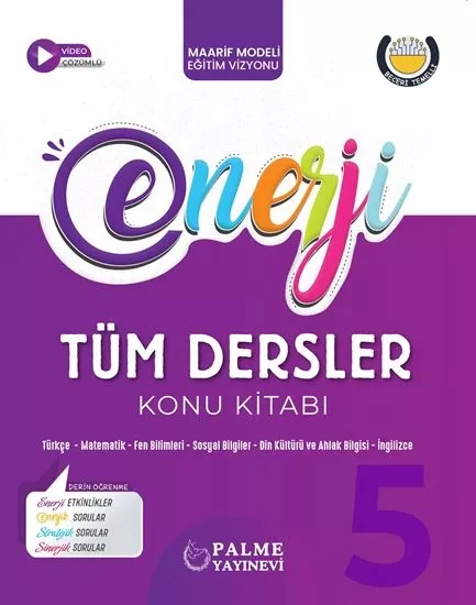 PALME 5.SINIF ENERJİ TÜM DERSLER KONU KİTABI