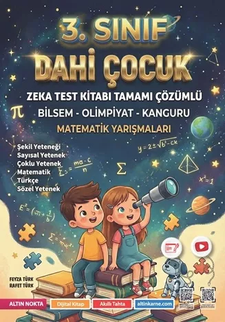 ALTIN NOKTA 3. SINIF DAHİ ÇOCUK ZEKA KİTABI