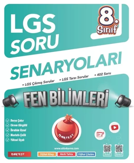 NARTEST 8.SINIF LGS FEN BİLİMLERİ SORU SENARYOLARI