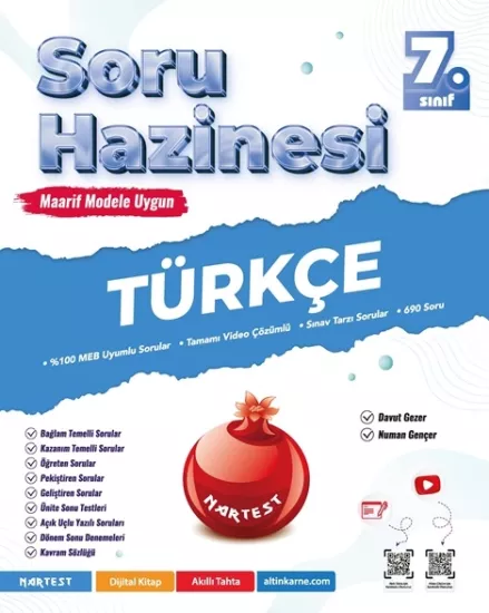 NARTEST 7.SINIF PRESTİJ TÜRKÇE SORU HAZİNESİ