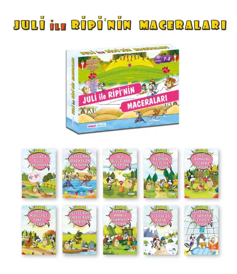 MAVİ DENİZ JULİ İLE RİPİNİN MACERALARI OKUMA SETİ