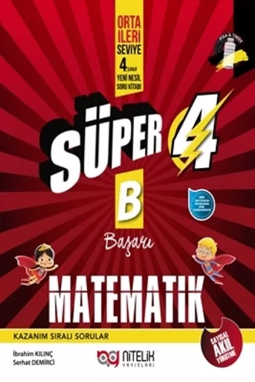 NİTELİK 4.SINIF SÜPER MATEMATİK (B) SORU BANKASI
